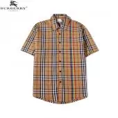 chemise burberry pas cher homme shirts short sleeve classic grid short